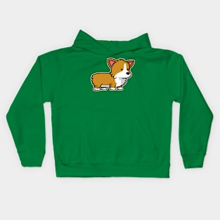 Cute Little Corgi Kids Hoodie